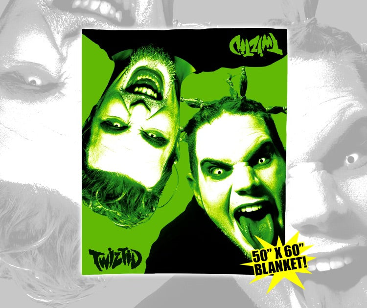 Twiztid The Green Book Faces 50x60" Blanket