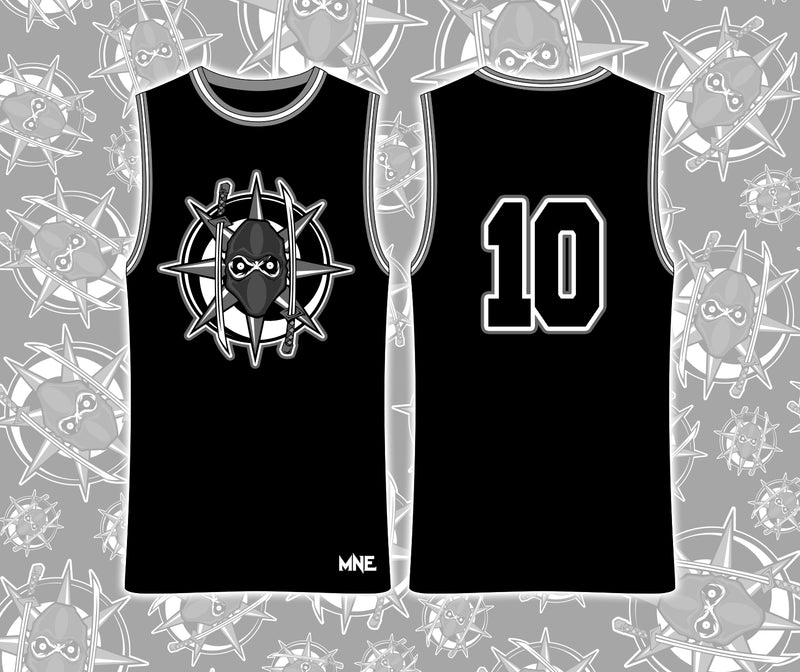 MNE "10" Embroidered Basketball Jersey