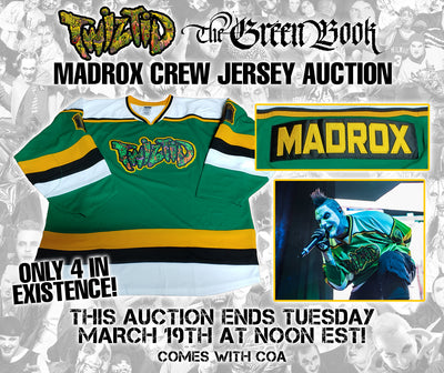 Twiztid "The Green Book" Guts Crew Jersey Auction - Madrox