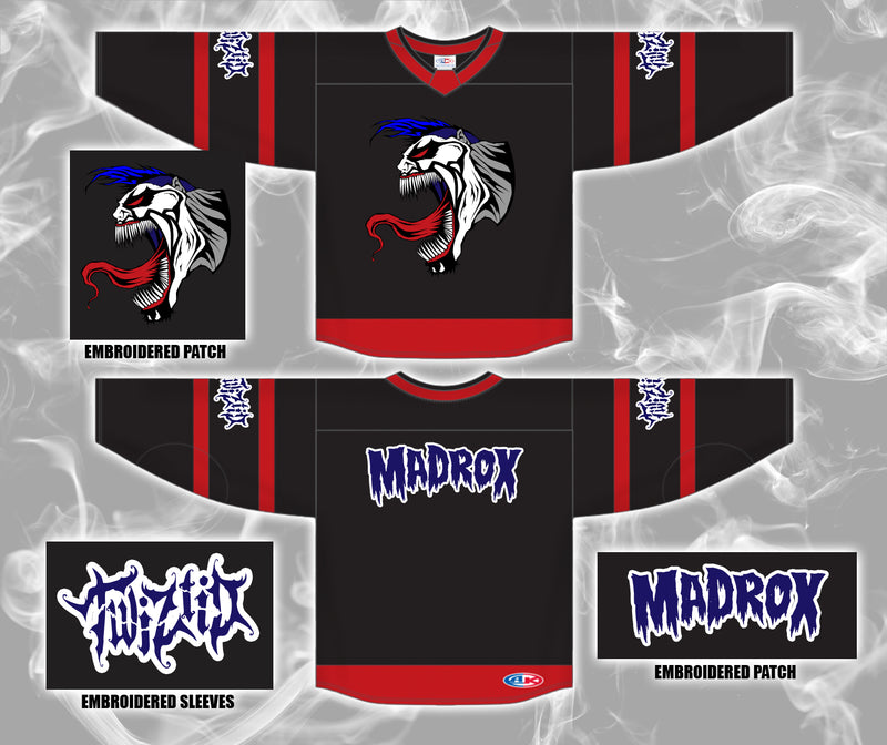 Madrox Venom Embroidered Hockey Jersey
