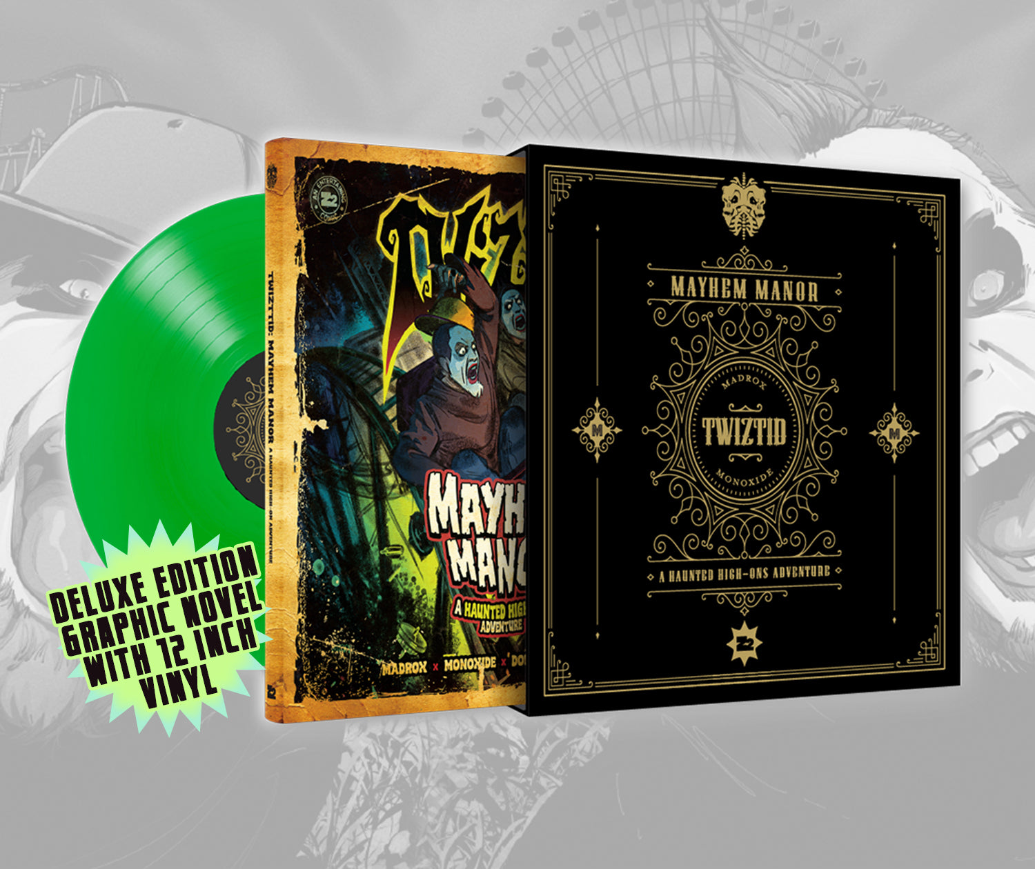 Twiztid: Mayhem Manor - Graphic Novel (Deluxe Vinyl Edition) – MNE