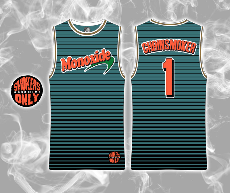 Monoxide OG "Chainsmoker" Sublimated Basketball Jersey