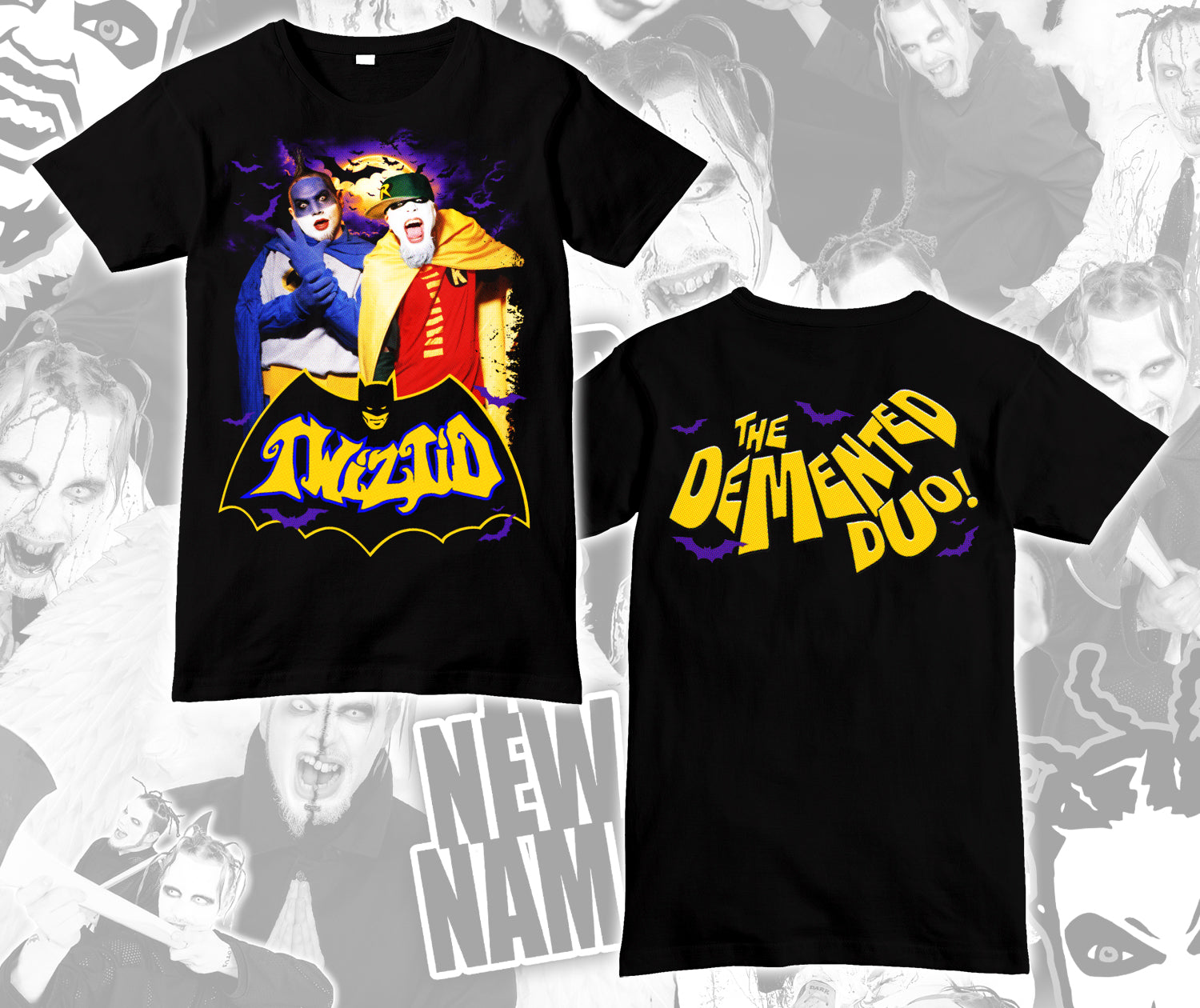 Twiztid The Demented Duo Bats Shirt – MNE Store
