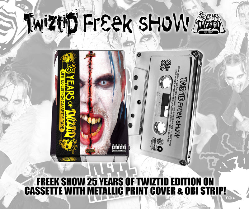 Twiztid "Freek Show" 25 Years of Twiztid Edition Cassette