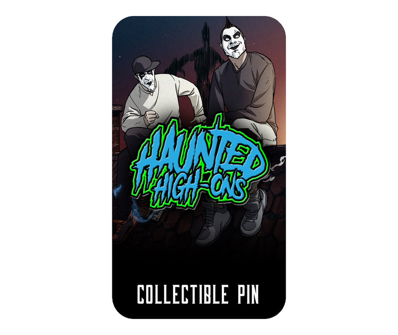 Haunted High-Ons Logo Hat Pin