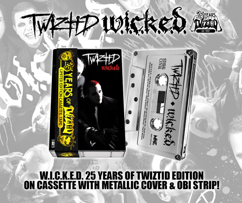 Twiztid "W.I.C.K.E.D." 25 Years of Twiztid Edition Cassette