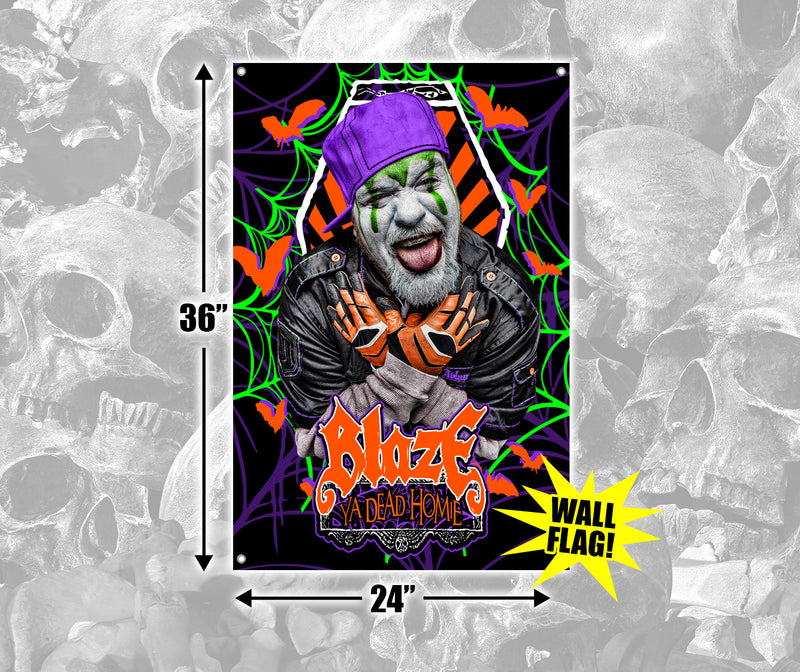 Blaze Coffin 24x36" Flag