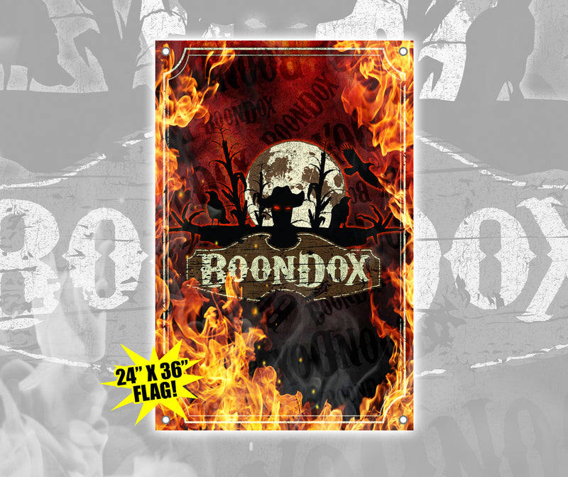 Boondox Fiery Harvest 24x36" Flag