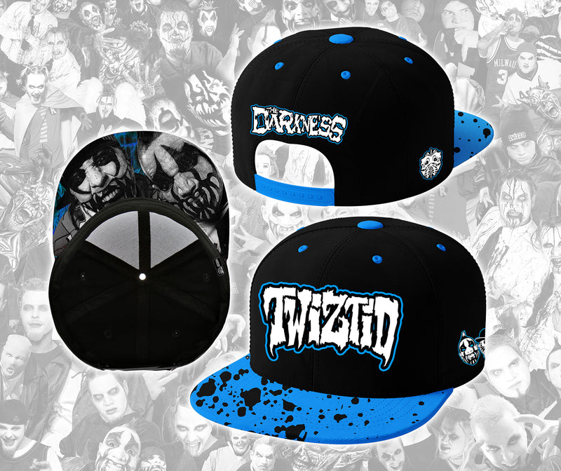 Twiztid Black & Blue "The Darkness" Snapback with Under Brim Photo