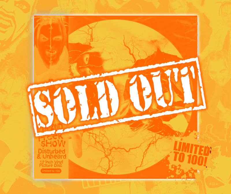 Twiztid "Freek Show: Disturbed & Unheard" Printed Photo Vinyl "Fiery Lightning" Variant