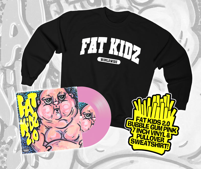 Madrox "Fat Kidz 2.0" 7" Vinyl & Crew Neck Sweatshirt Bundle