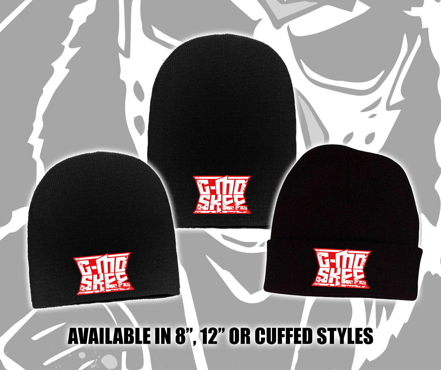 G-Mo Skee Blood Splatter Logo Beanie – MNE Store