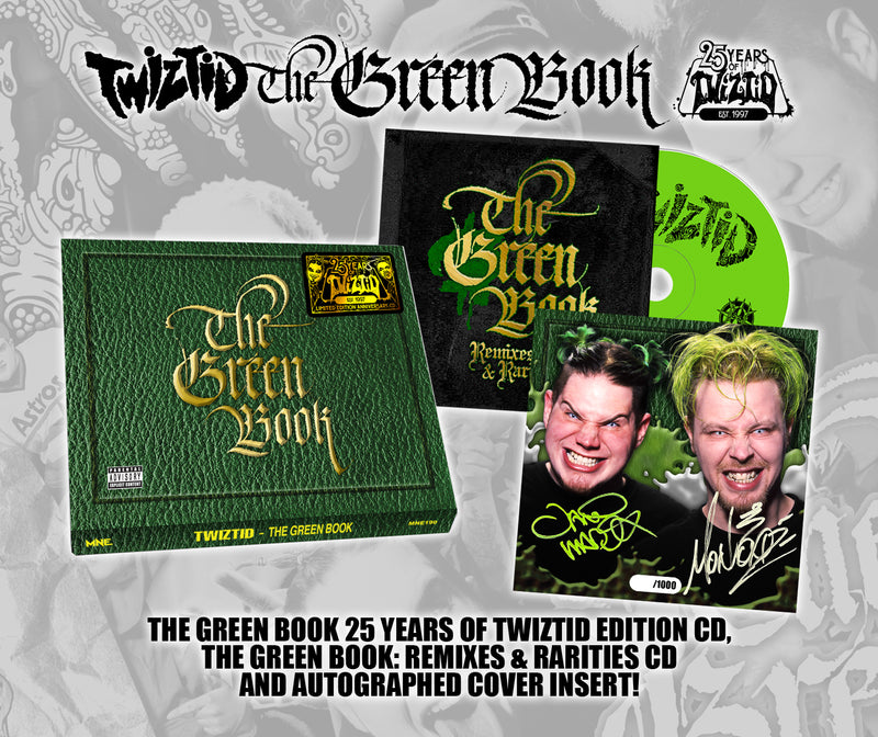 Twiztid "The Green Book" 25 Years of Twiztid Edition CD