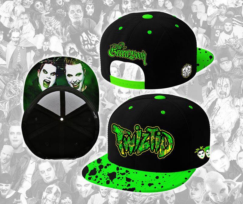 Twiztid Black & Green "The Green Book" Snapback with Under Brim Photo