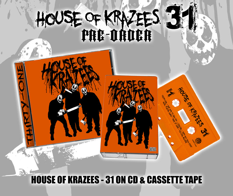 House of Krazees "31" CD & Cassette Bundle