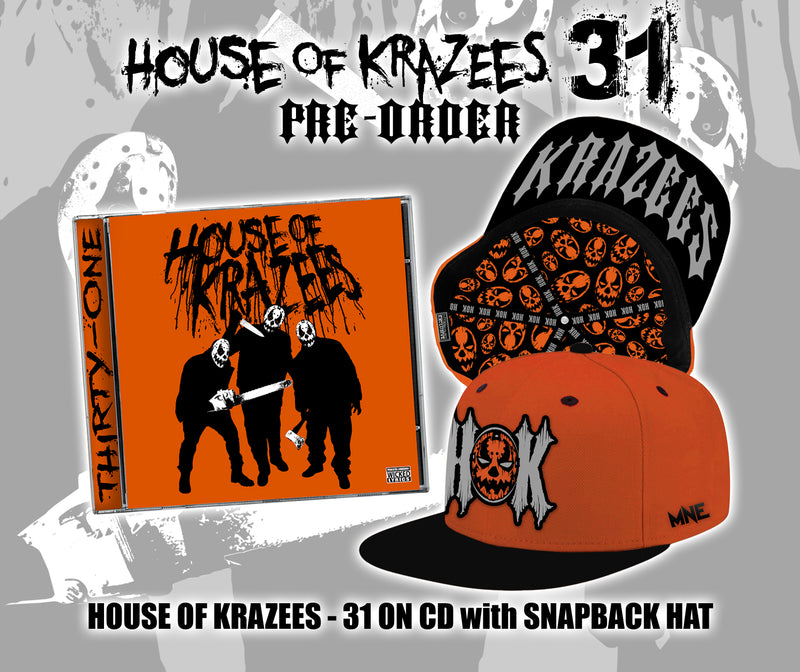 House of Krazees "31" CD & Snapback Bundle