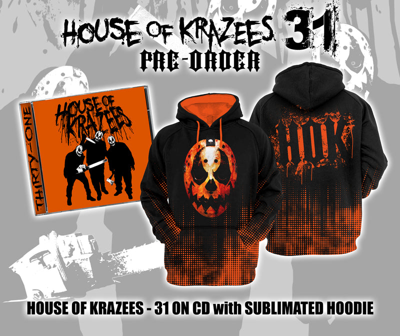 House of Krazees "31" CD & Sublimated Hoodie Bundle