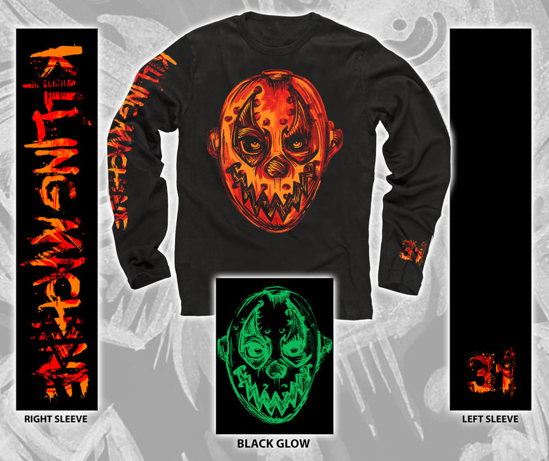 House of Krazees Glowing Black Killing Machine Long Sleeve