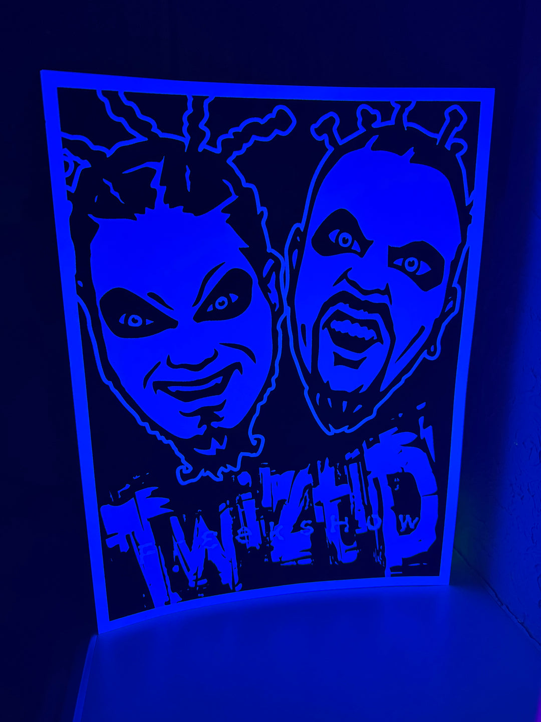 Twiztid OG Freek Show Faces Hand Screened 18x24