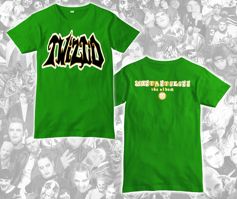 Twiztid Green Black & Gold OG Mostasteless Logo Shirt