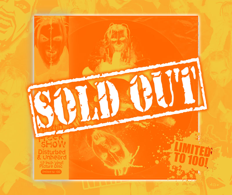 "Twiztid "Freek Show: Disturbed & Unheard" Printed Photo Vinyl "Bloody" Variant