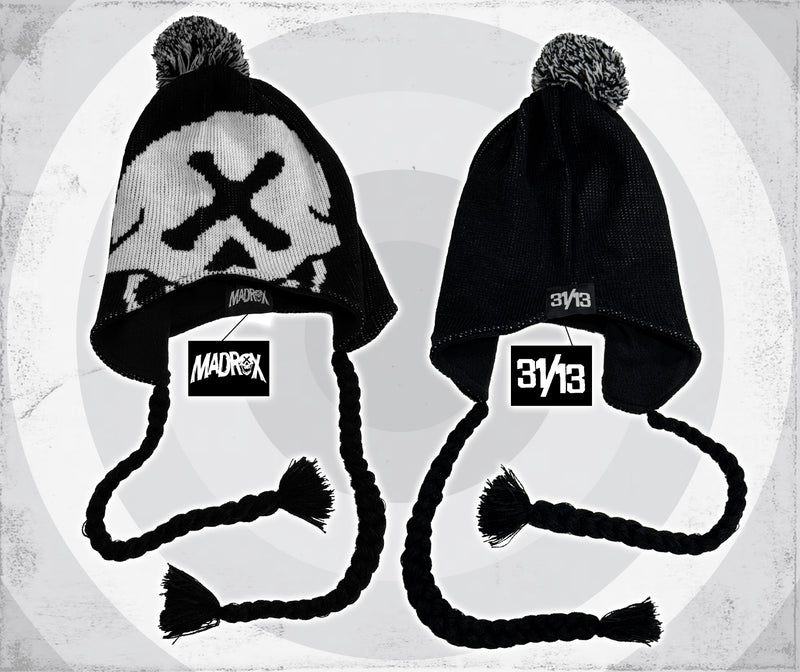 Madrox Great Skull Peruvian Style Knit Hat