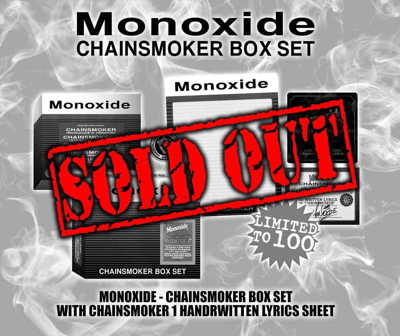 "The Chainsmoker" Box Set & "Chainsmoker LP" Hand-Written Lyrics Bundle (Limited to 100)