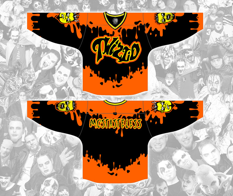 Twiztid Dripping Wavy Mostasteless Logo Sublimated Hockey Jersey