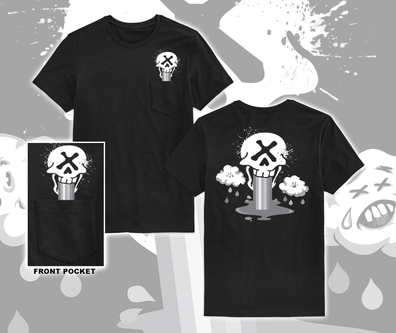 Madrox Great Skull Graybow Vomit Pocket T