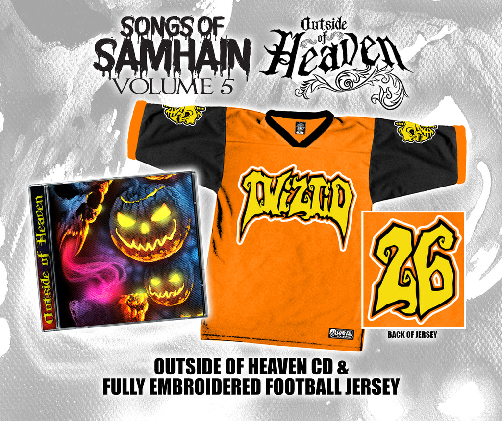 Songs of Samhain Vol. 5 CD & Embroidered Football Jersey Bundle