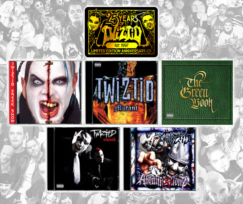 25 Years of Twiztid 5 CD Bundle