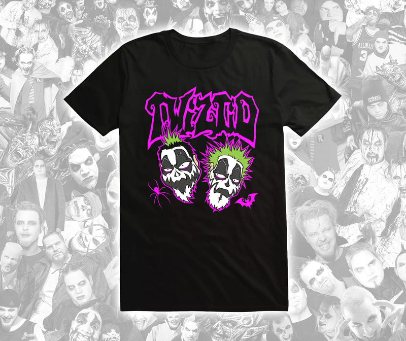 Ladies Twiztid 2025 Cartoon Faces T-Shirt