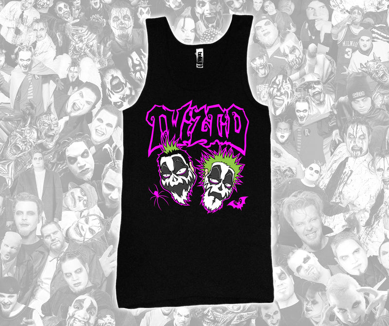 Ladies Twiztid 2025 Cartoon Faces Tank Top