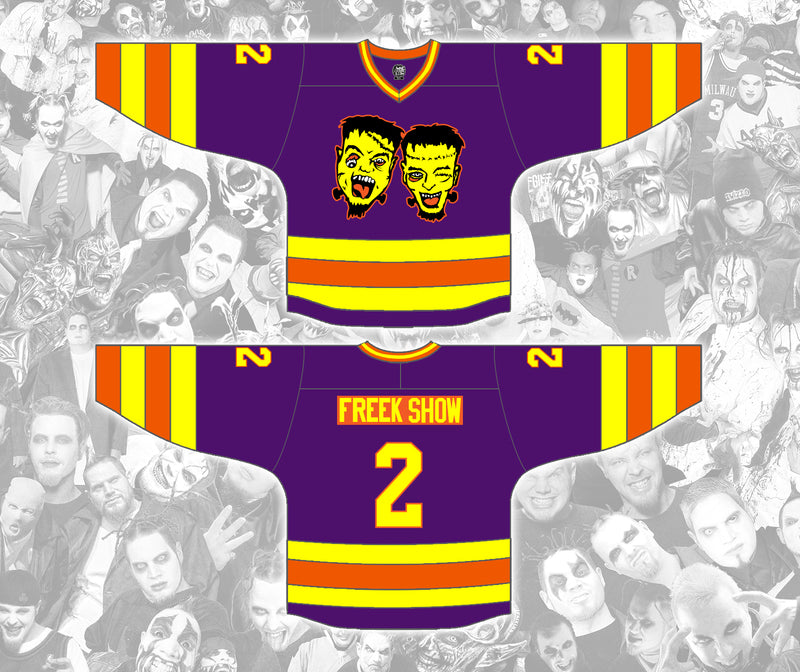 Twiztid Purple & Yellow Frankensteins Embroidered Jersey