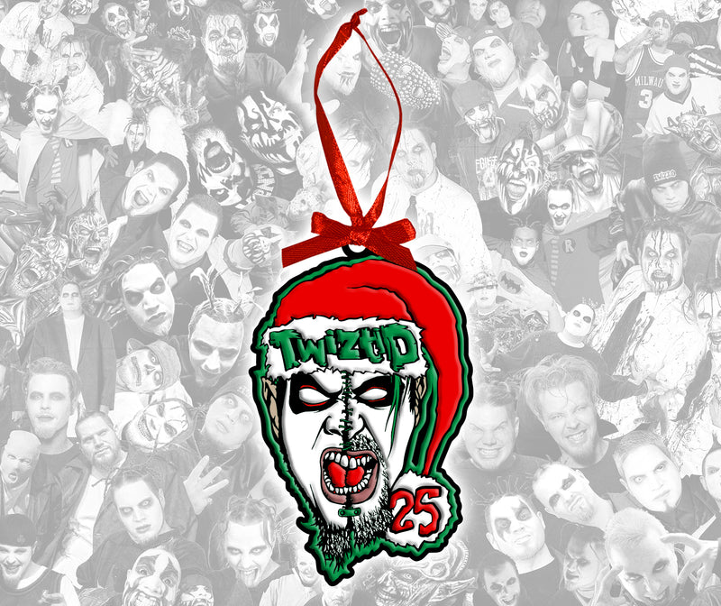 Twiztid Freek Show Split Face 2025 Christmas Ornament