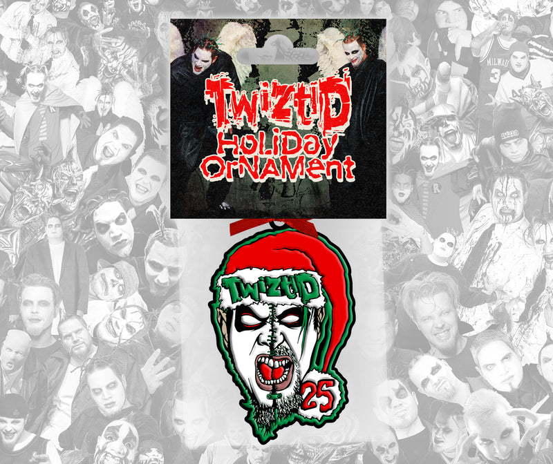 Twiztid Freek Show Split Face 2025 Christmas Ornament