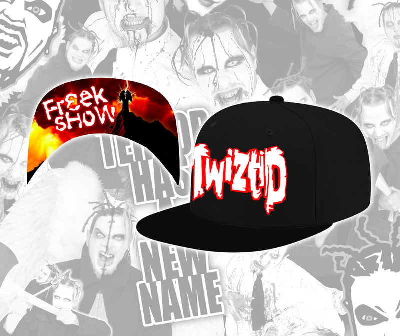 Twiztid Black & Red "Freek Show" Angel Brim Snapback