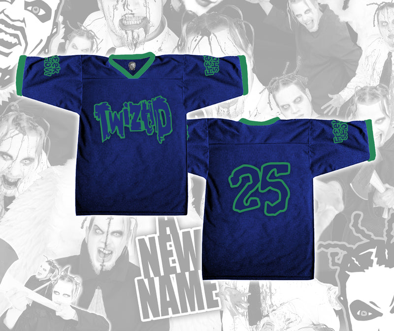 Navy & Green Freek Show Legacy Football Jersey