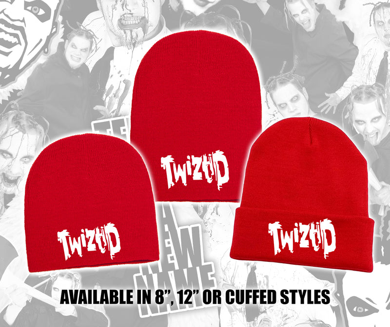 Twiztid Red Beanie With White Freek Show Logo