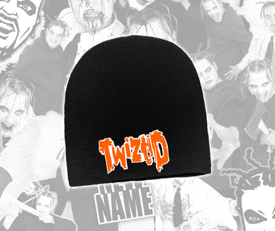 Black & Orange Freek Show Era Logo Beanie