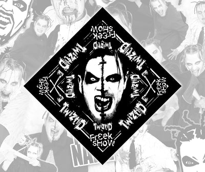 Twiztid Freek Show Split Face Bandana
