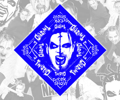 Twiztid Freek Show Split Face Bandana