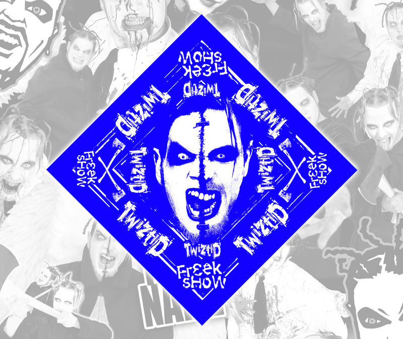 Twiztid Freek Show Split Face Bandana
