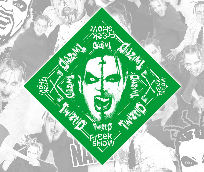 Twiztid Freek Show Split Face Bandana