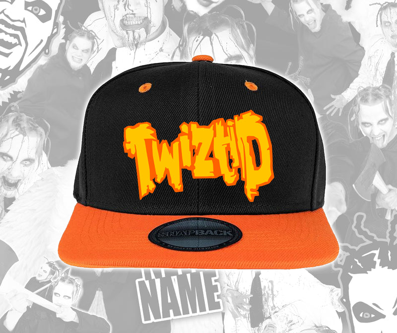 Black & Orange Freek Show Era Logo Snapback