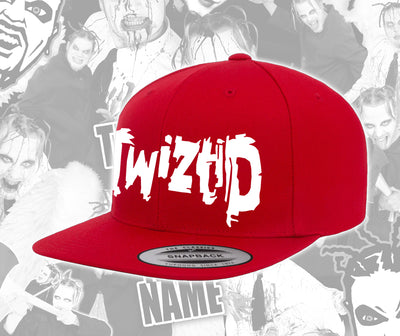 *WEEKEND ONLY* Twiztid Red and White Freek Show Logo Hat