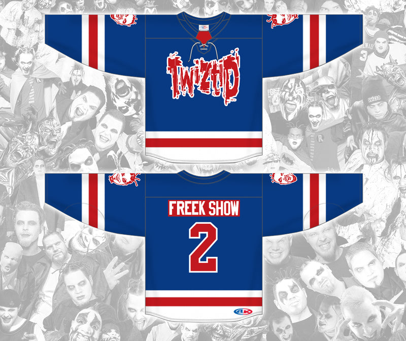 Twiztid Red, White, & Blue "Freek Show" Embroidered Hockey Jersey