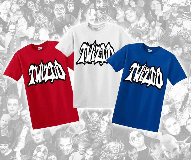 Red, White, & Blue Twizitd Mostasteless Logo Shirt 3 Pack
