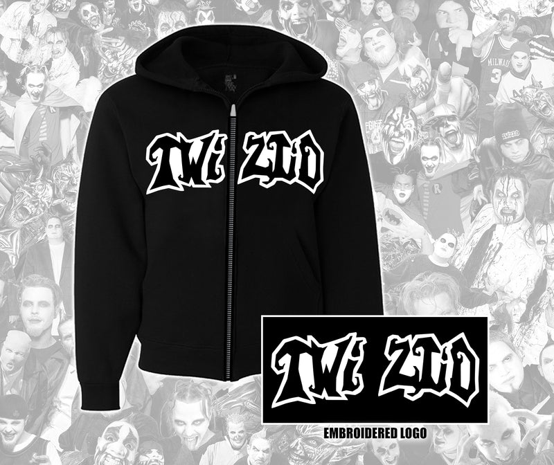 Twiztid Embroidered Mostastelss Logo Zip-Up Hoodie