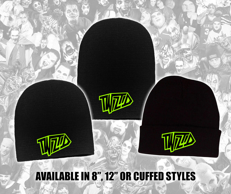 Black & Green Outline Twiztid Logo Beanie